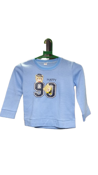 Fashion 0618 0-5Years girls and Boys 2Pcs Track Suit  Long Sleeve Sweatshirt and Elastic Pants