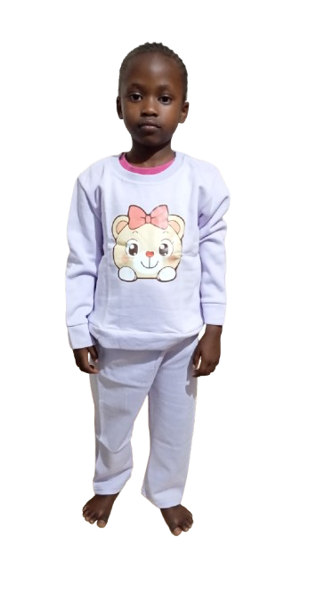 Fashion 0618 0-5Years girls and Boys 2Pcs Track Suit  Long Sleeve Sweatshirt and Elastic Pants