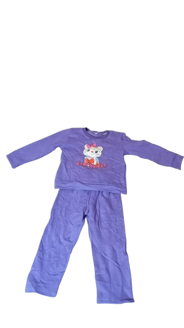 Fashion 0618 0-5Years girls and Boys 2Pcs Track Suit  Long Sleeve Sweatshirt and Elastic Pants