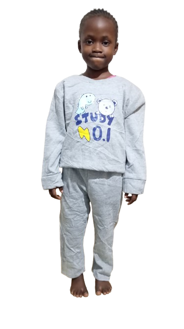Fashion 0618 0-5Years girls and Boys 2Pcs Track Suit  Long Sleeve Sweatshirt and Elastic Pants