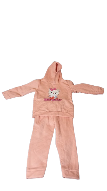 Fashion 0618 0-5Years girls and Boys 2Pcs Track Suit  Long Sleeve Sweatshirt and Elastic Pants