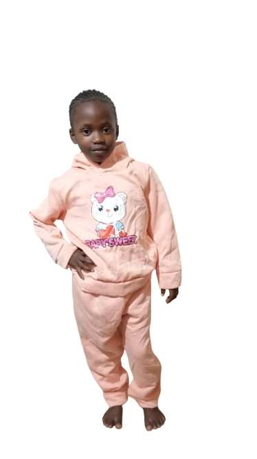 Fashion 0618 0-5Years girls and Boys 2Pcs Track Suit  Long Sleeve Sweatshirt and Elastic Pants