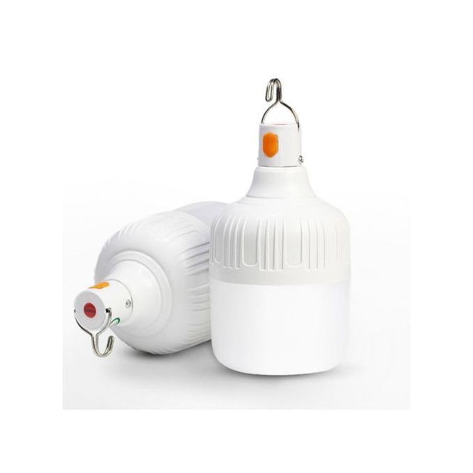 2pcs DP Light -3720 20W LED Rechargeable Bulb, a powerful and energy-saving solution designed for both indoor and outdoor use