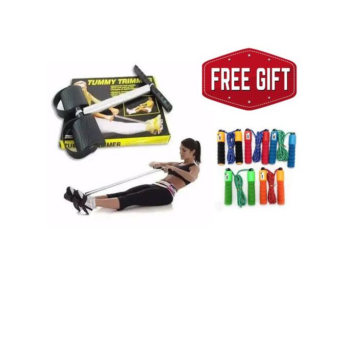 Tummy Trimmer Double Spring Execiser Free Skipping Rope