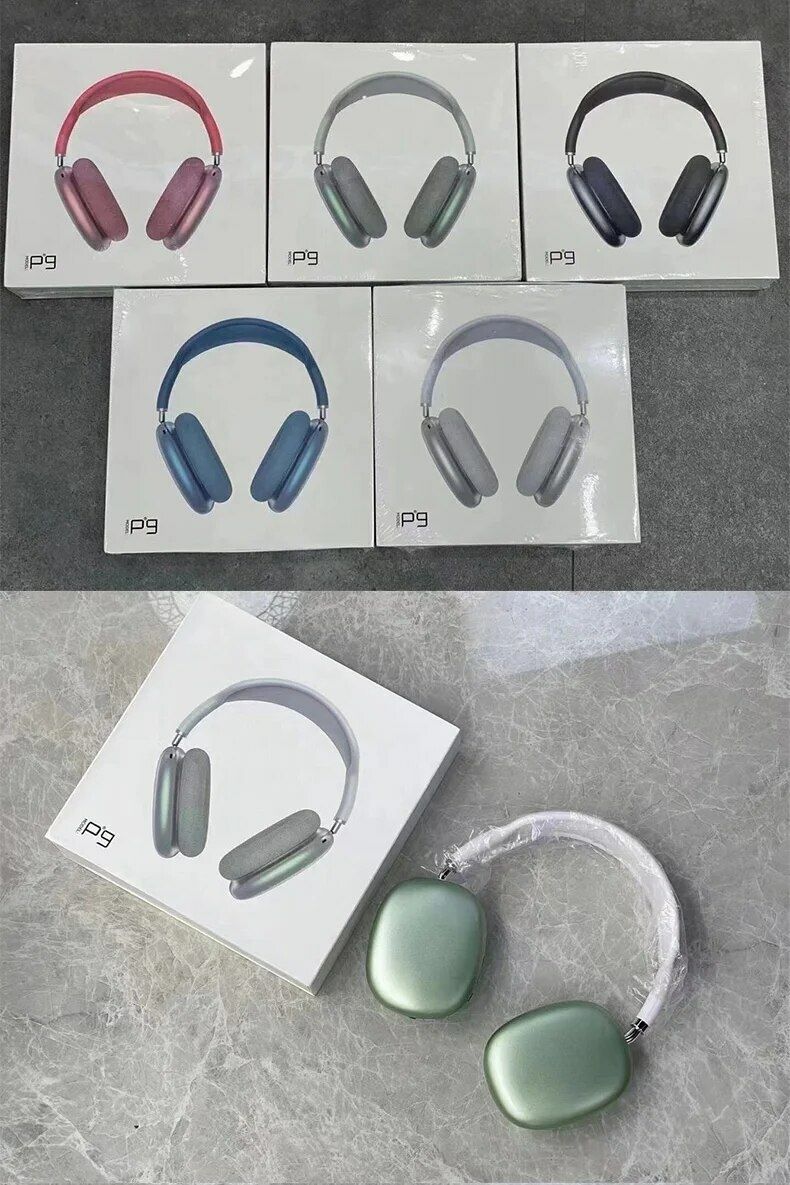 P9 Plus Bluetooth Headphones With Microphone Noise Canceling Earbuds Gaming Headset Stereo HiFi Earphones
