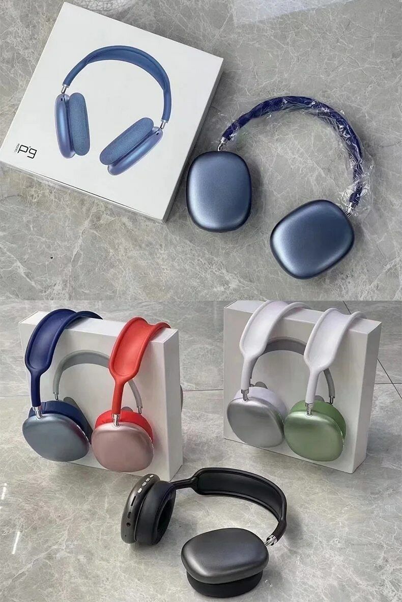 P9 Plus Bluetooth Headphones With Microphone Noise Canceling Earbuds Gaming Headset Stereo HiFi Earphones