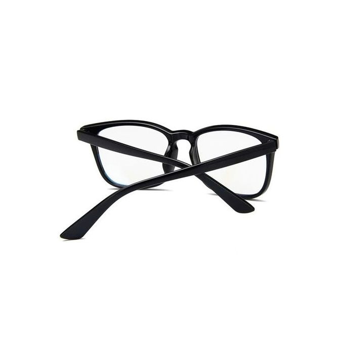 Blue Light Block Glasses Men & Women Anti Eye Strain Headache Computer Video Gaming Glasses Gamer Filter Screen Glare UV Protective Blocker Clear Lens Rectangle Wide Nerd Small Black Lightweight Frame