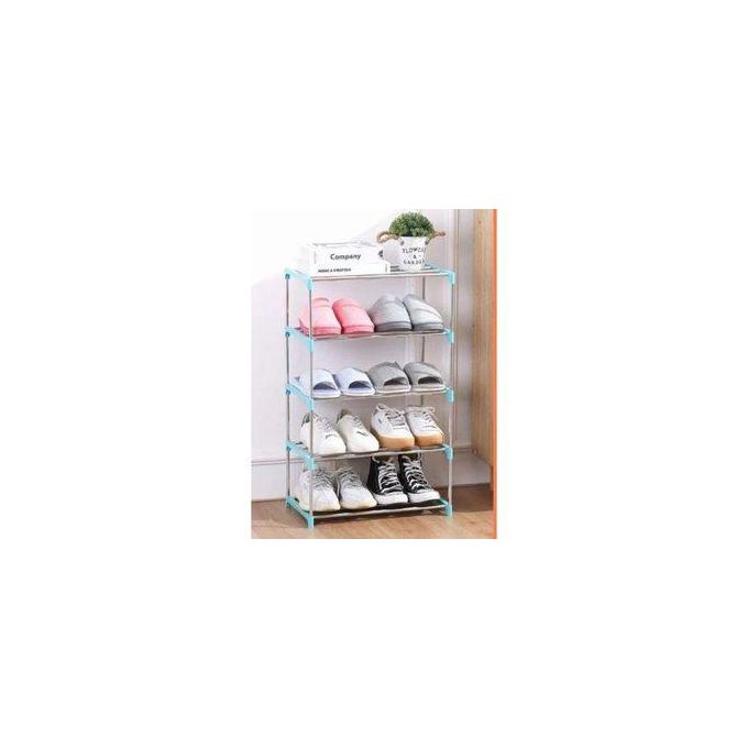 Nunix 5 Layer Shoe Rack Blue