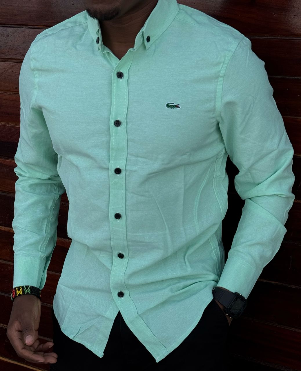 High quality plain official fashionable timeless and classic Men's Long Sleeve heavy cotton Dress Shirts with a Solid Slim Fit Hipster Style