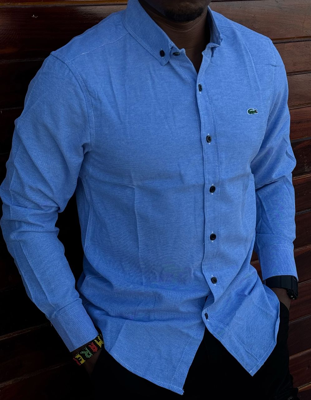 High quality plain official fashionable timeless and classic Men's Long Sleeve heavy cotton Dress Shirts with a Solid Slim Fit Hipster Style
