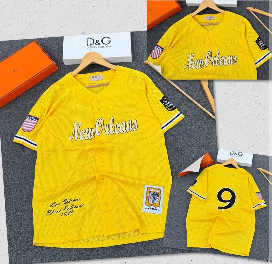 Unisex Baseball theme shirt Streetwear Baseball Shirt for Baseball Uniform Sportswear Jersey Short