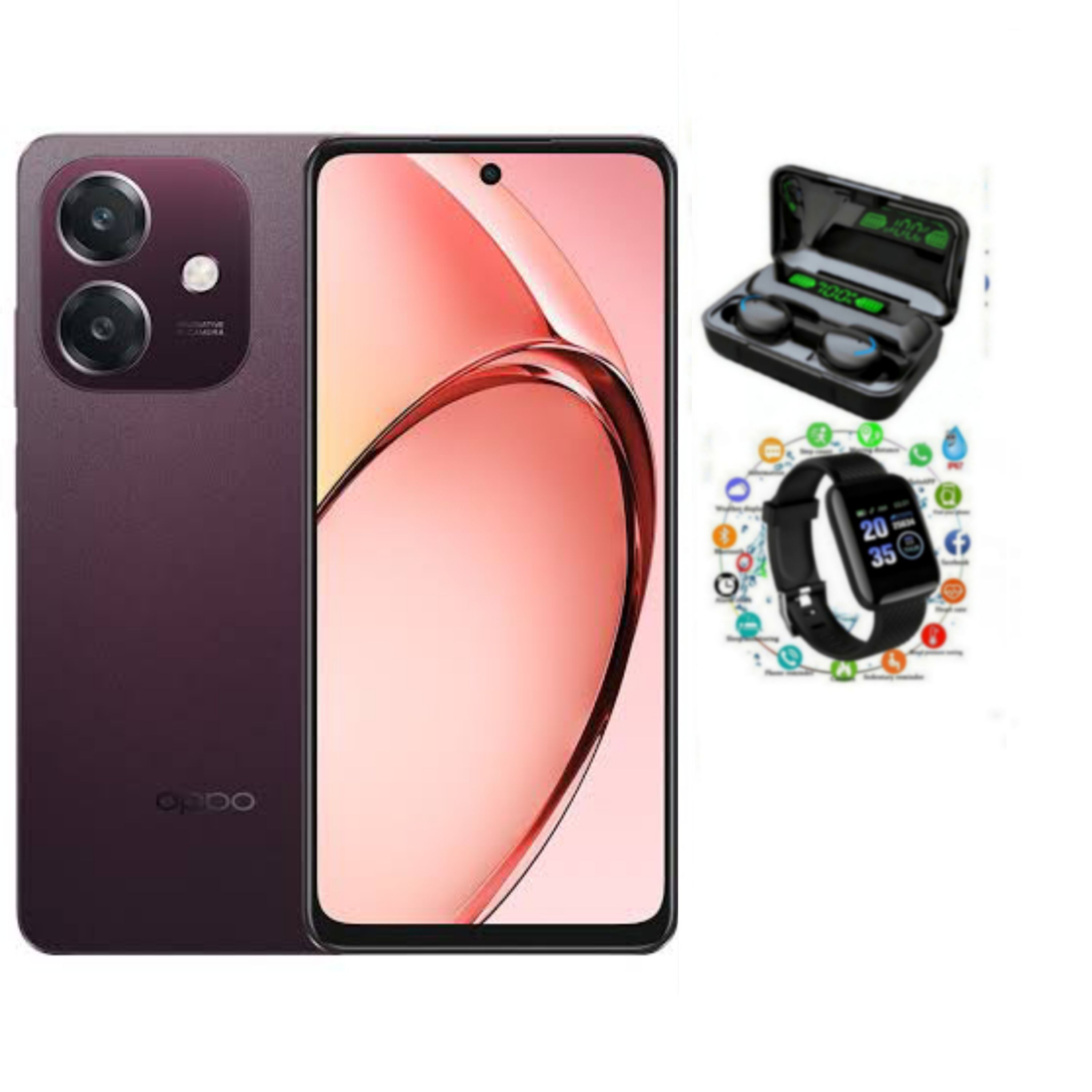 LIMITED OFFER !!BRAND NEW Oppo A3x Smart phone,6.67 inches, 128GB ROM + 4GB RAM, Battery: 5100mAh (Dual SIM) 50MP