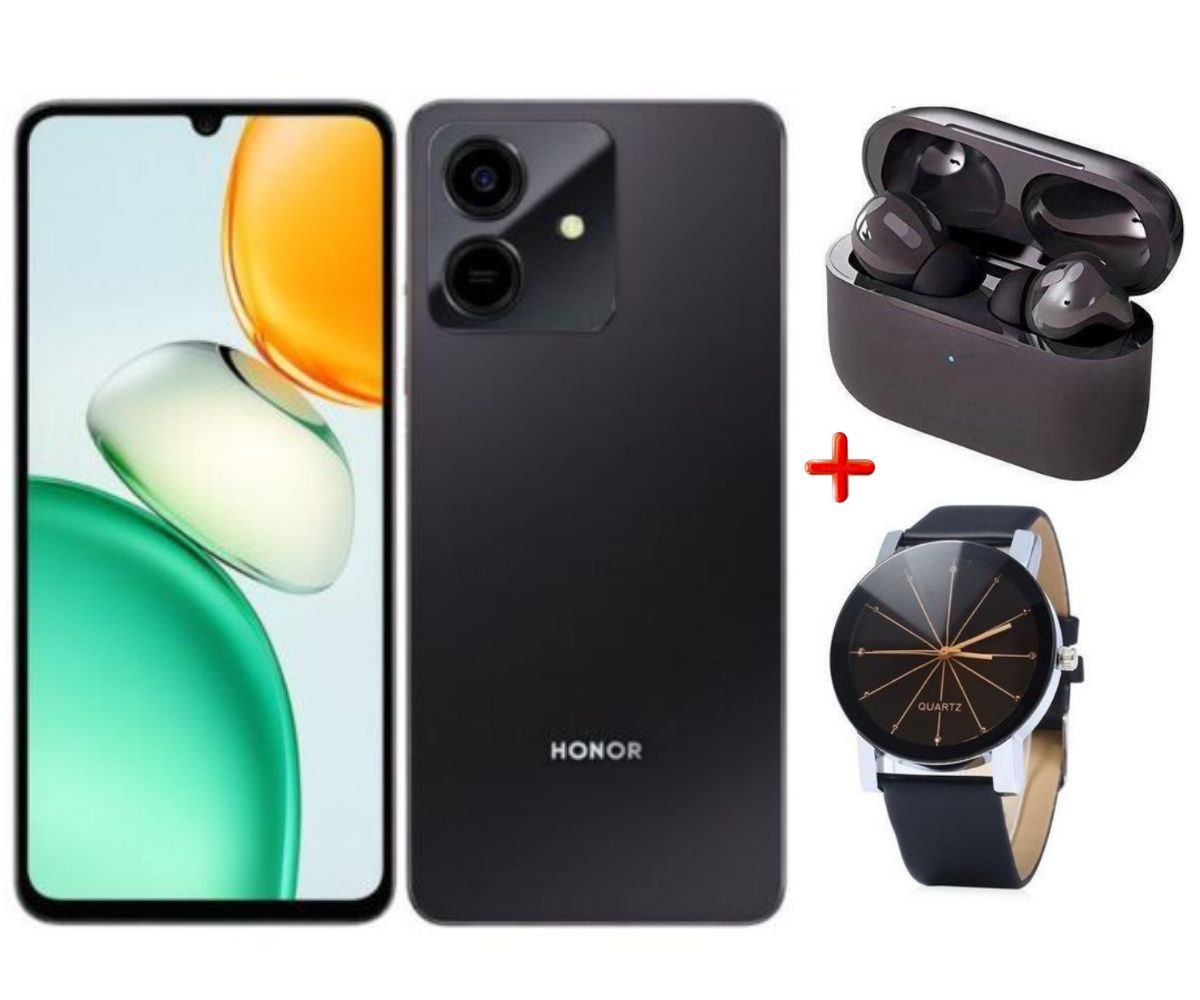 (SUPER DEALS!!!) HONOR PLAY 10 64GB ROM Storage + 3GB RAM 6.74″ display 13MP MAIN CAMERA, Helio G81 chipset, 5000 Mah battery capacity, Android 15 (Go edition) USB Type-C 2. Smartphone + FREE GIFTS