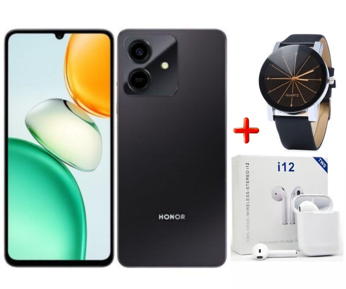 (SUPER DEALS!!!) HONOR PLAY 10 64GB ROM Storage + 3GB RAM 6.74″ display 13MP MAIN CAMERA, Helio G81 chipset, 5000 Mah battery capacity, Android 15 (Go edition) USB Type-C 2. Smartphone + FREE GIFTS