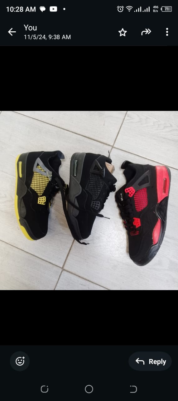High Quality Cute 🥰Jordan 4 sneakers 🔥 unisex fashion shoes
