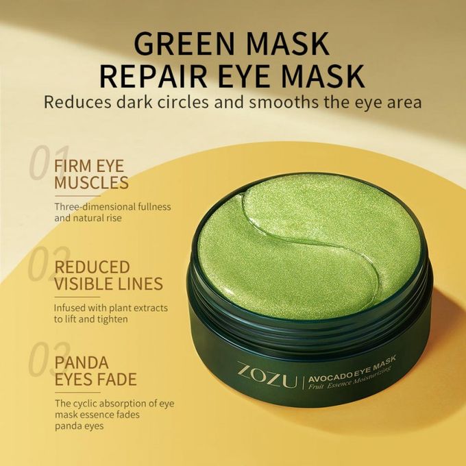 60 pcs Anti Wrinkles & Puffiness, Moisturizer Eye Mask