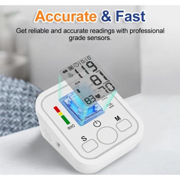 Electric blood pressure monitor, Digital blood pressure monitor, Automatic upper arm BP machine, Home health care device, Electronic blood pressure machine, Arm cuff health monitor,Digital BP checker.