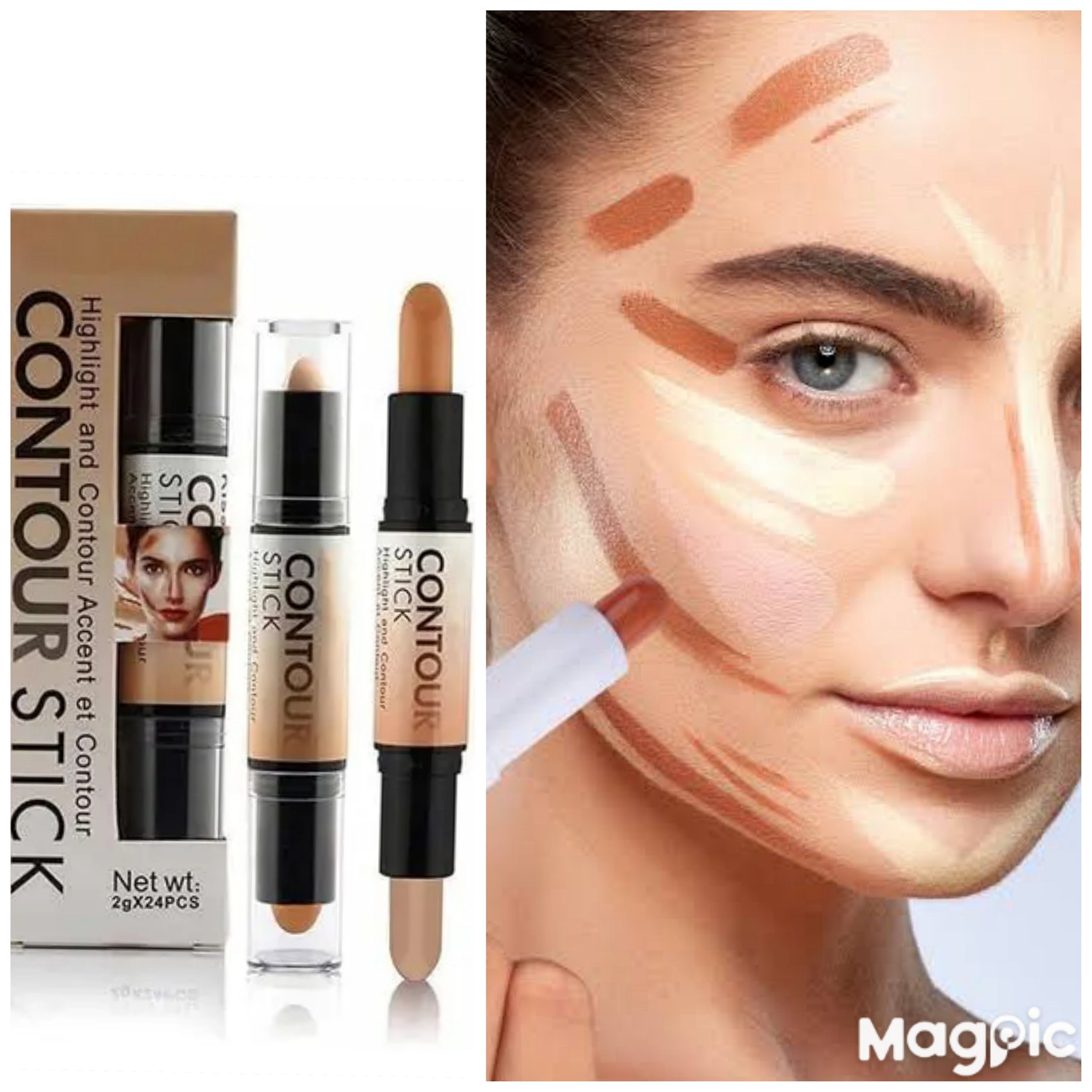2 in 1 Highlighter and Contour Stick Highlighter