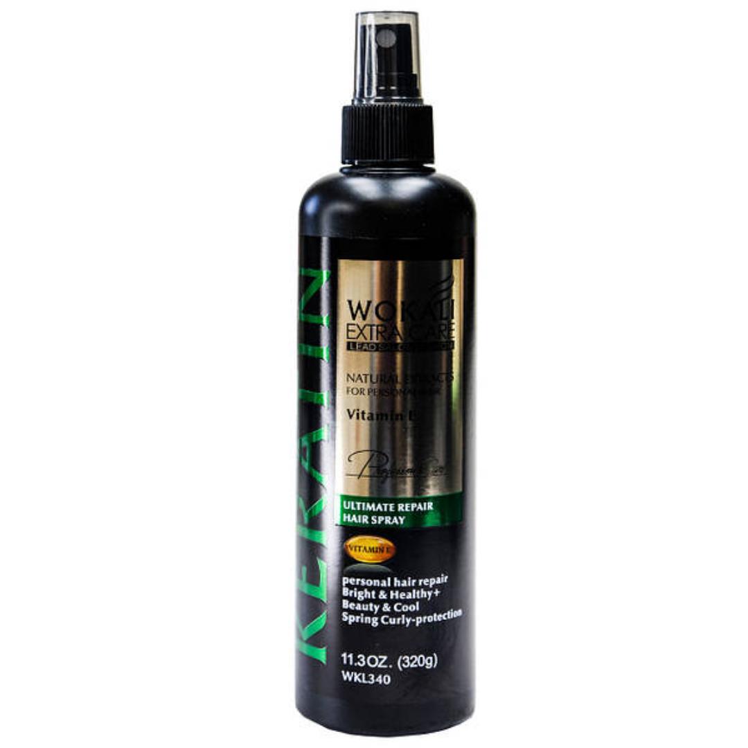 Keratin Extra Care Hair Spray- for Perfect Hair Hold  Can be Used for Spring, Twist, Dreadlocks, Gel and Perfect Hair Styling