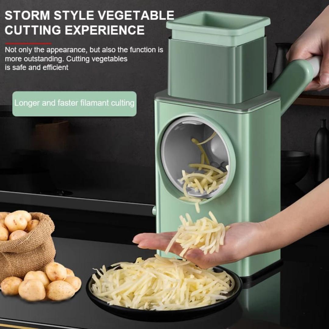 3 In 1 Square Storm Vegetables Cutter, Chopper Slicer 3 Drum Blades

KSh 2,200