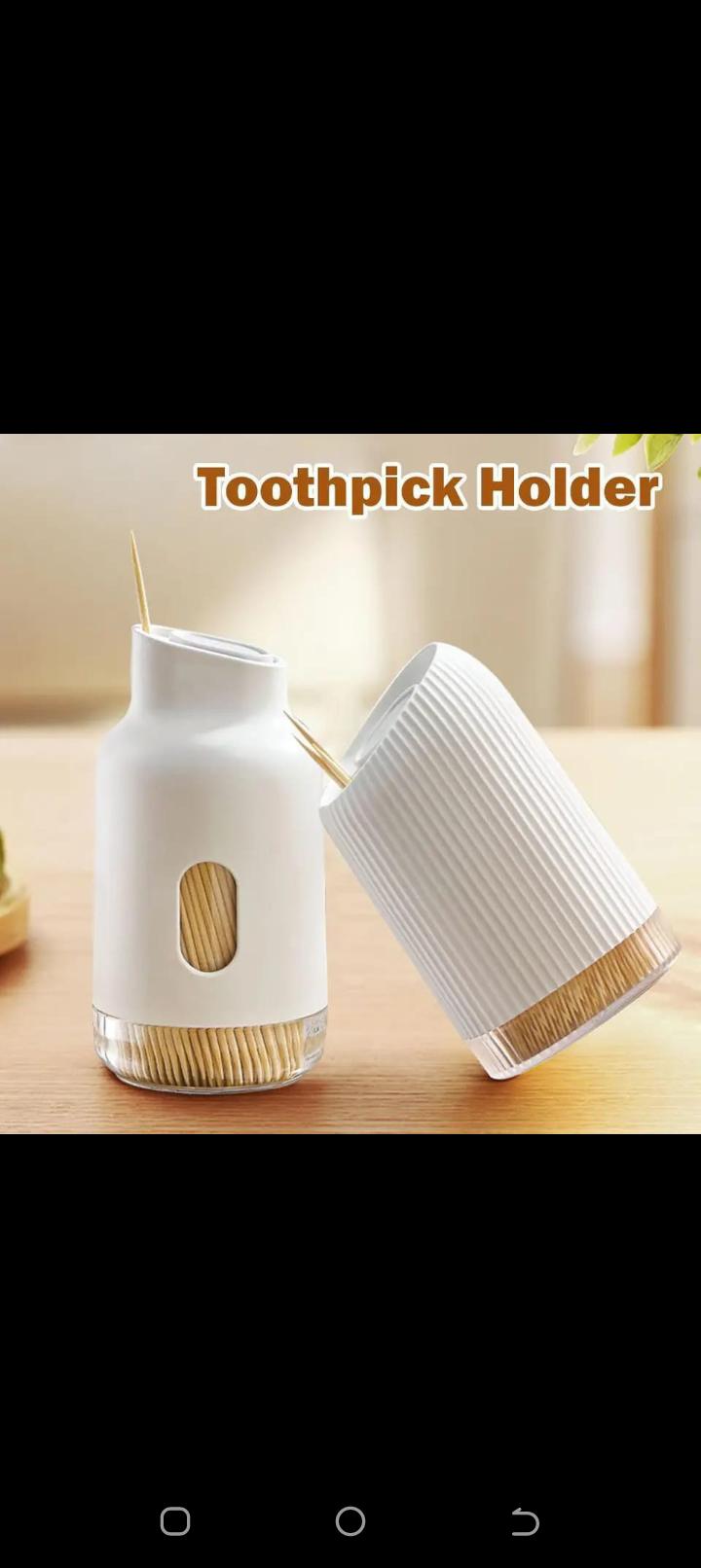 Retractable Toothpick Holder Pop-Up Toothpick Dispenser

+ Free 100pcs  Toothpicks
