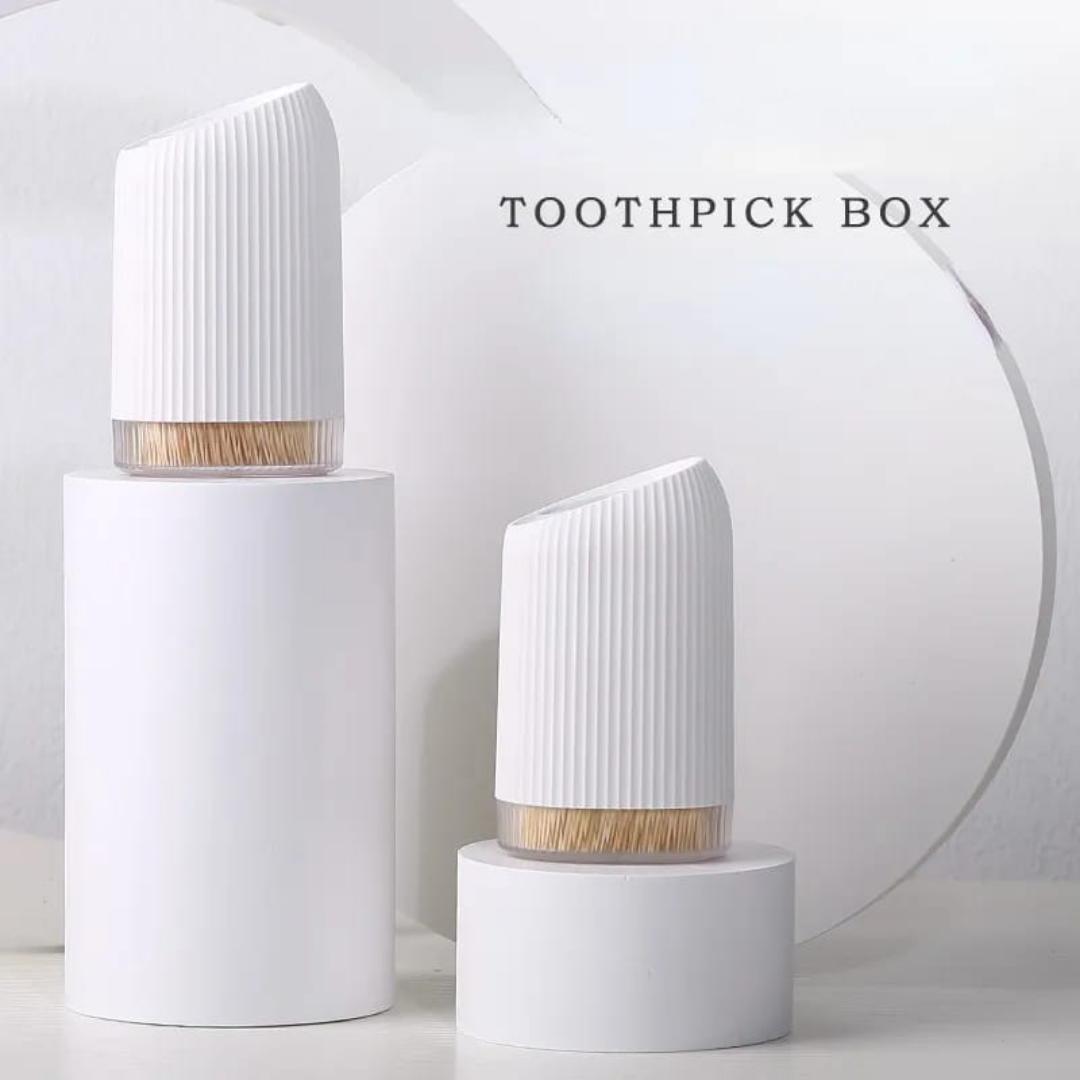 Retractable Toothpick Holder Pop-Up Toothpick Dispenser

+ Free 100pcs  Toothpicks