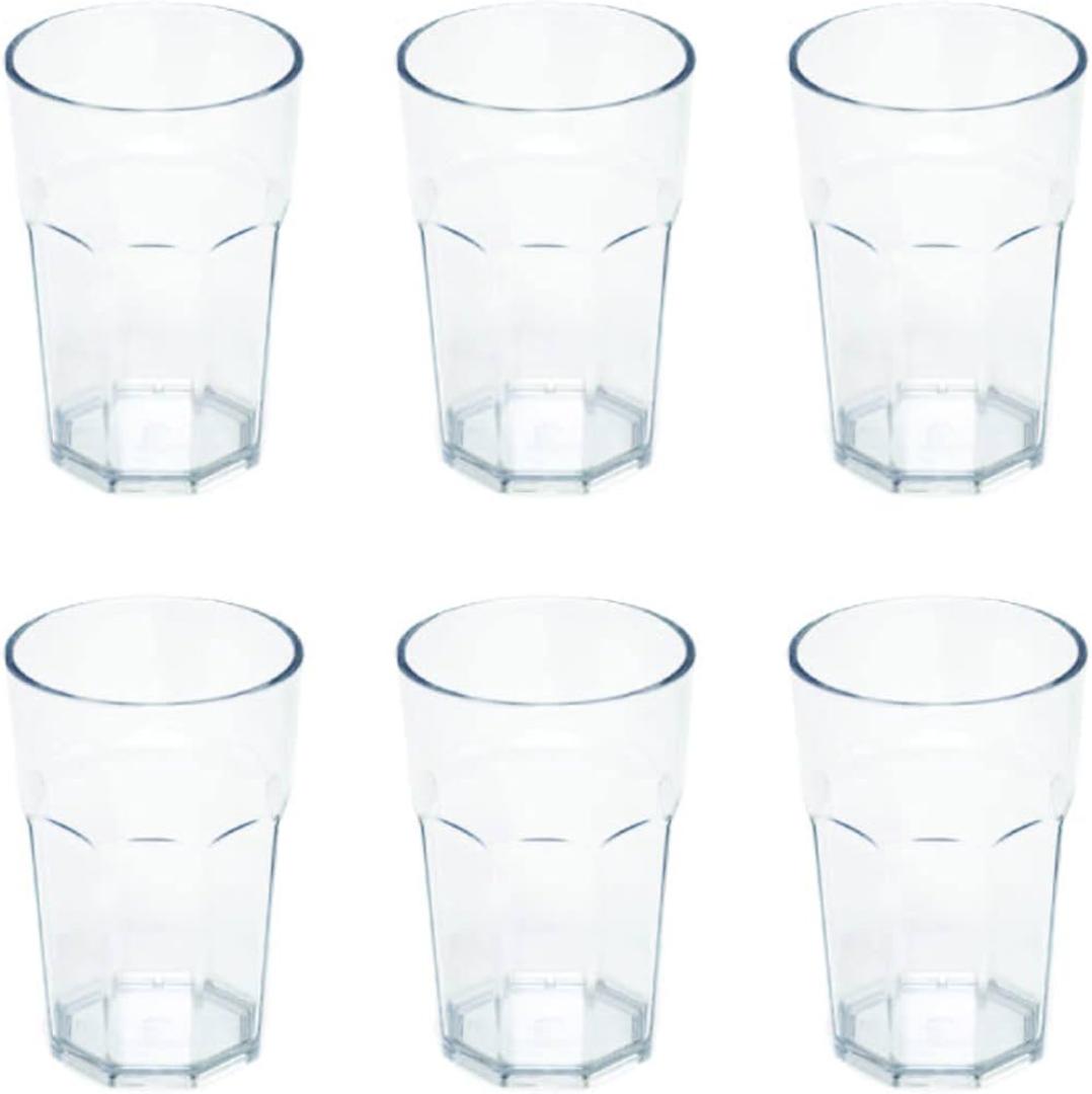 Clear Acrylic Drinking Glasses
