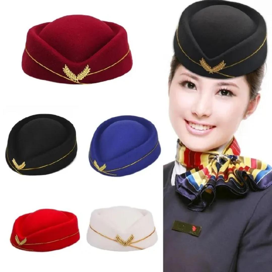Stewardess Hat Beret Hat Women Air Hostesses Hat