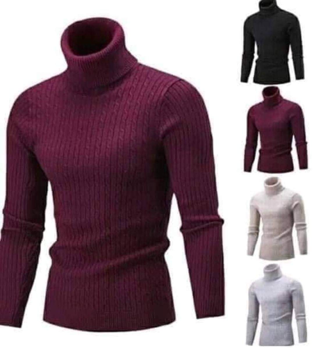 Fashion Men Turtle Neck , Pull Neck (fit For All Wear) Warm,made from top quality material, its slim fit