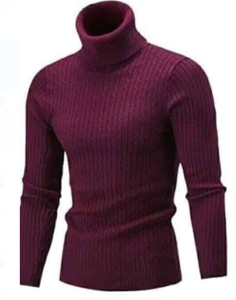 Fashion Men Turtle Neck , Pull Neck (fit For All Wear) Warm,made from top quality material, its slim fit