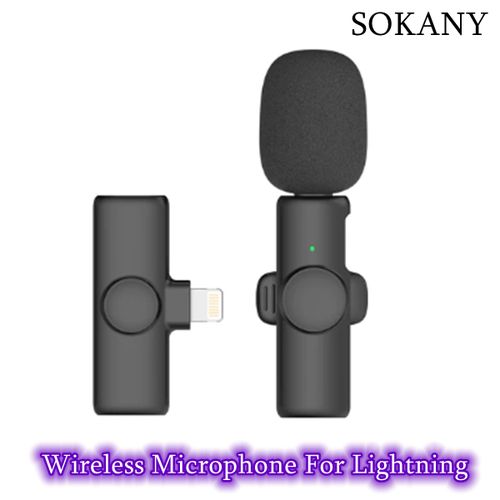 Sokany Wireless Lavalier Microphone For Apple Lightning