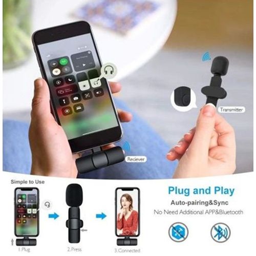 Sokany Wireless Lavalier Microphone For Apple Lightning