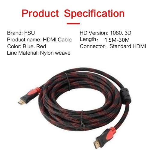 HDMI Cable 5 Meters Wire High Speed With FULL HD
