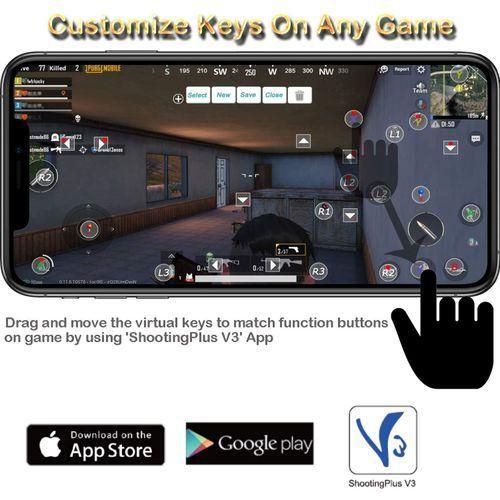 V8 Wireless Gaming Pad Controller Bluetooth Gaming Pad for Tv ,laptop mobile with bluetooth connectivity