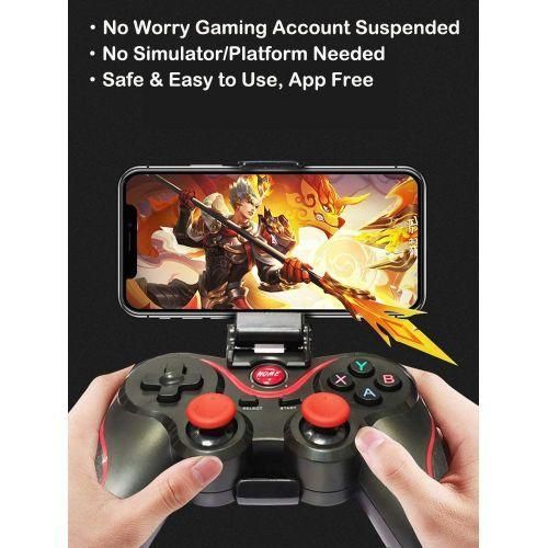 V8 Wireless Gaming Pad Controller Bluetooth Gaming Pad for Tv ,laptop mobile with bluetooth connectivity