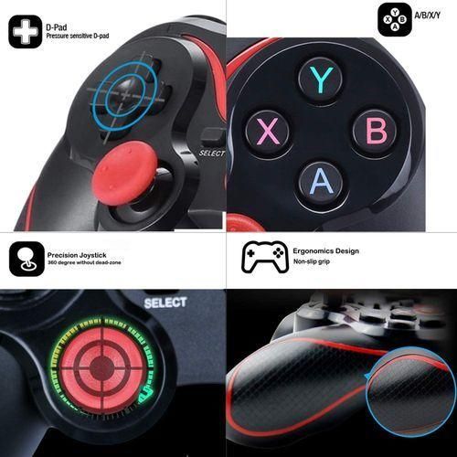 V8 Wireless Gaming Pad Controller Bluetooth Gaming Pad for Tv ,laptop mobile with bluetooth connectivity