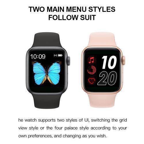 T500 Smart Watch Black For Android And IOS
