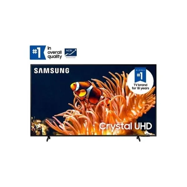 Samsung 75″ DU8000 Crystal 4K UHD Smart TV – 75DU8000 (New Model – 2024)