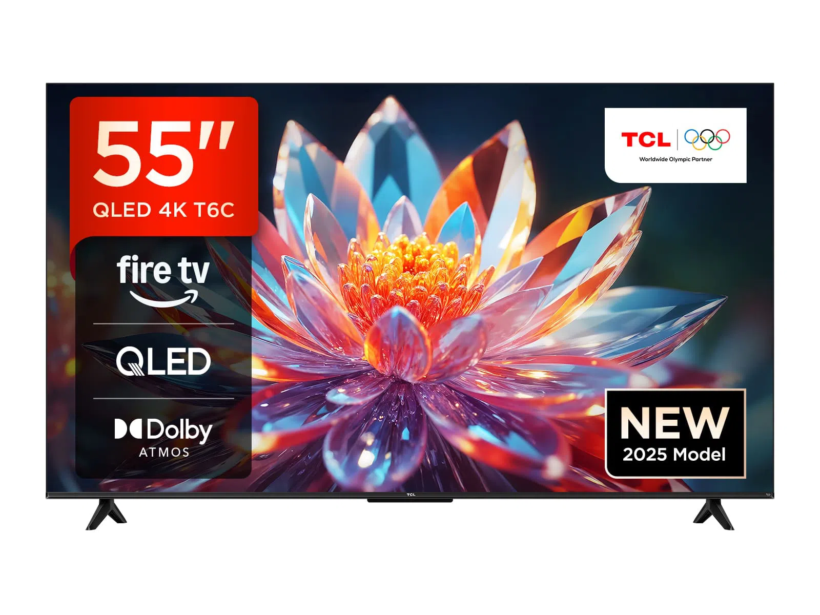 TCL 55″ 55T6C QLED Smart TV (New Model 2025)