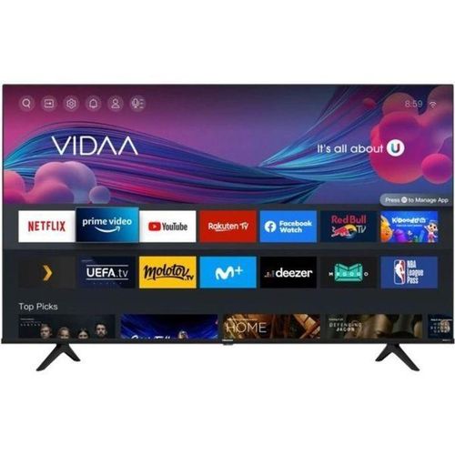 Hisense 75 inch Smart TV 75A6 UHD 4K HDR10+ Dolby Vision Frameless Bluetooth Vidaa (75A6KEN)