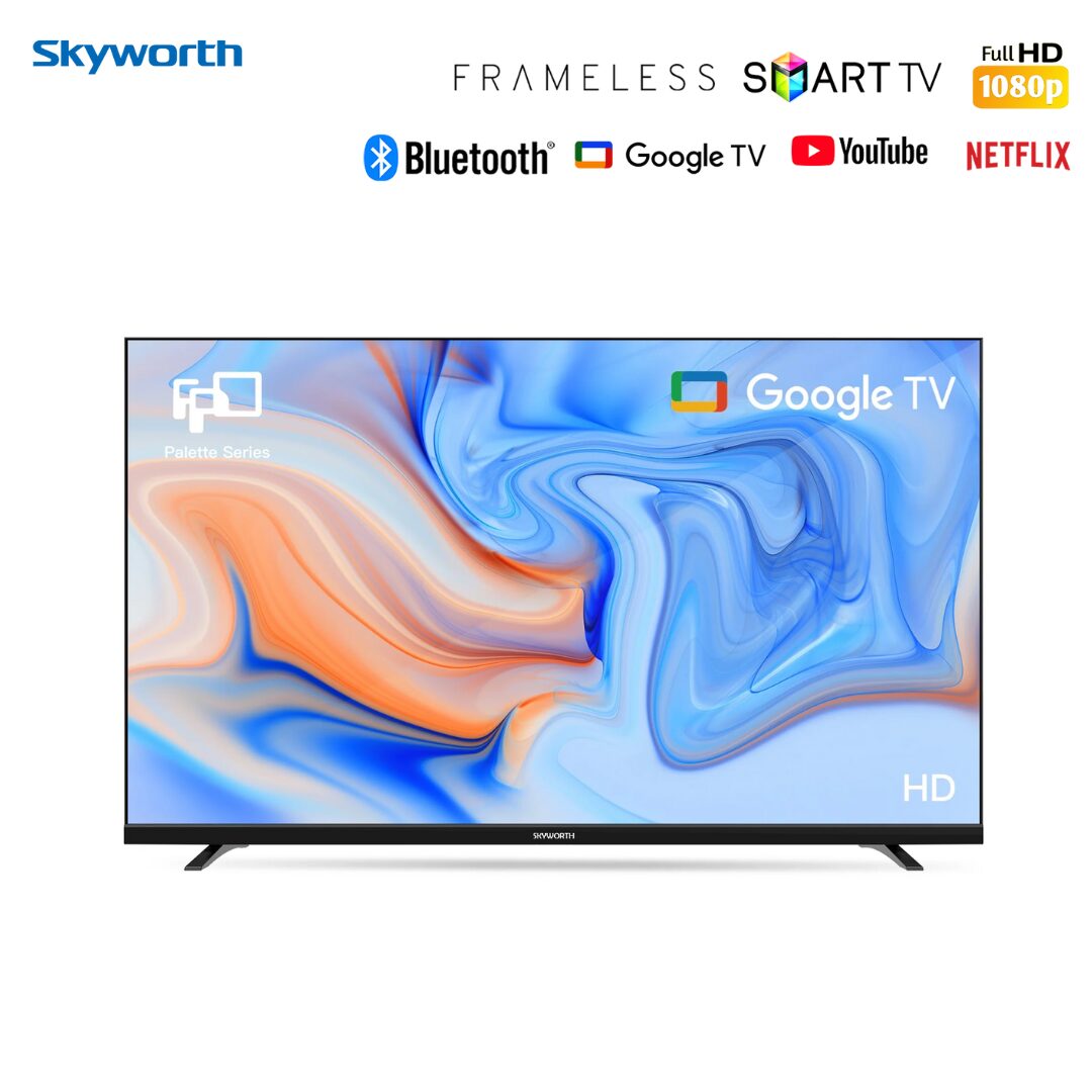 Skyworth 32 inch Smart Google TV Android 32E3500G Frameless Chromecast Bluetooth Full HD