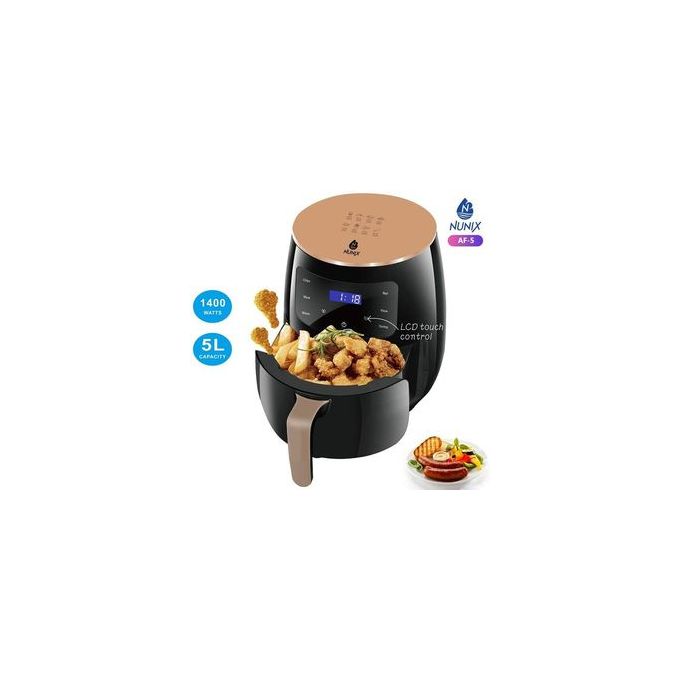 Nunix 5L Electric Air Fryer Oil Free Healthier Air Fryer