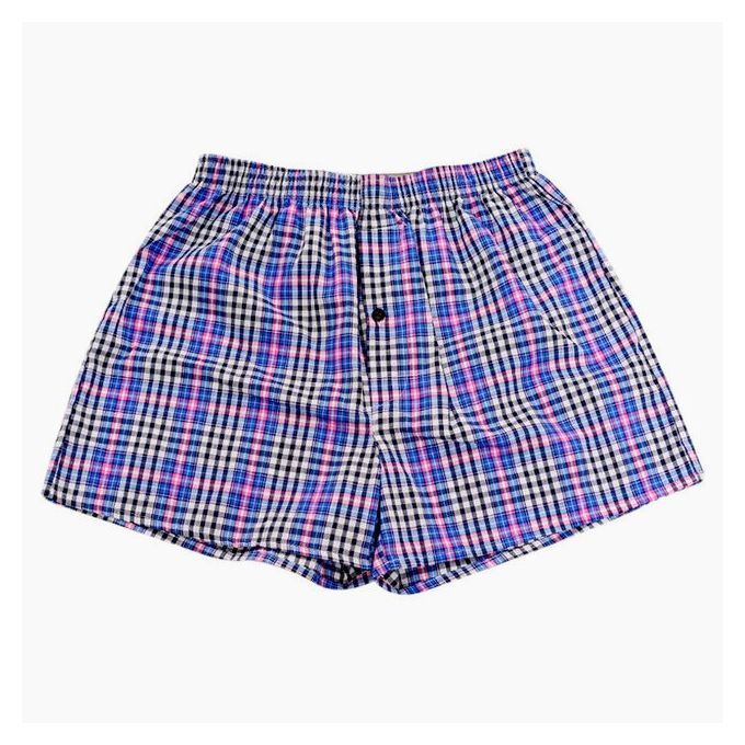 Fashion colourful printed 6Pcs Pure Cotton Checked Men's Boxers – Multicolor for men