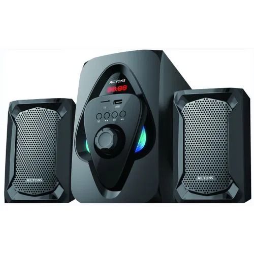 AILYONS ELP2403K 2.1CH SubWoofer Home Theater Multi Media Speaker System 2.1Ch  - AC/DC, BT, FM, USB/SD, AUX, MP3, LED display Built-in powerful amplifier Full-function remote control
