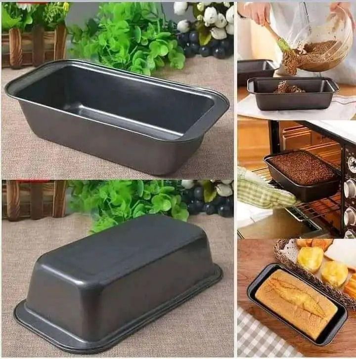 BREAD MOULD  Classic Kitchenware No-Stick Carbon Steel Toast Pan-Bread Mold Pan Baking Tin CK Nonstick coating for easy removal without any unwanted greasing, stain, or getting stuck Allows even heat