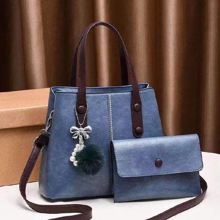 Classy 2-in-1 Ladies Handbags: Elegant Top Handle Bags with Stylish Sling Bag for Fashionable Women