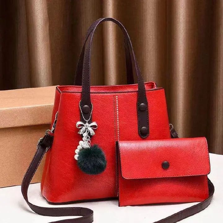 Classy 2-in-1 Ladies Handbags: Elegant Top Handle Bags with Stylish Sling Bag for Fashionable Women