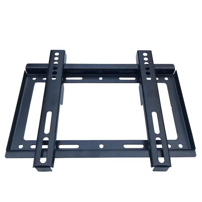 Super Strong 14"-42" TV Flat Panel Wall Bracket Holder Black.Fits TVs 14"-42" Load Capacity 25 KG For Indoor/Outdoor use All Hardware included. Mounts to Wood, Concrete or Metal. 75*75mm,100X100cm