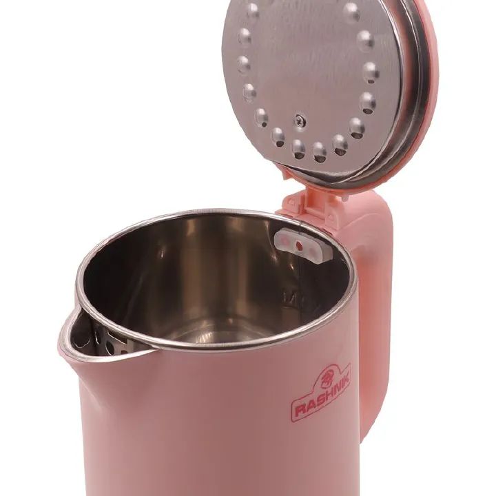RASHNIK RN-1155 2.3L 1500W Electric Kettle Plastic Insulated Double walled body enablesto keep water hot for Longer Duration Over heat Protection