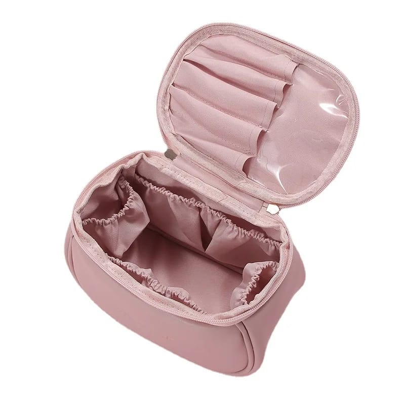 Retro bucket toiletries bag.Store your toiletries/make up in style.Bucket desighn for perfect storage.